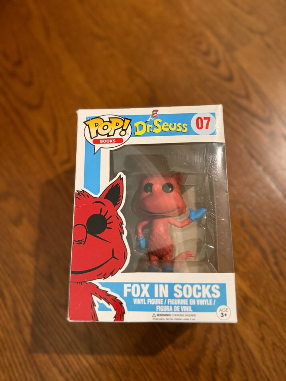 Funko Pop Books Dr Seuss Fox in Socks #07 Boxed